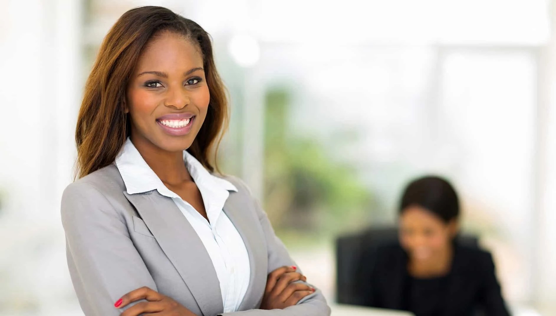 Business Woman standing confident