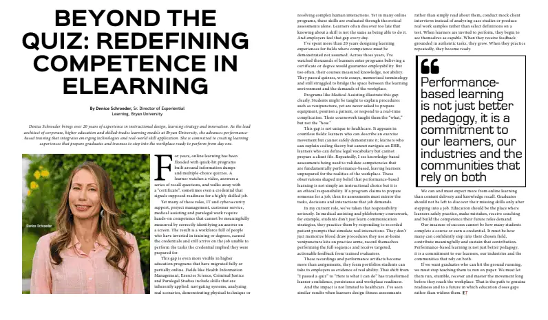 Denice Schroeder Featured in Education Technology Insights