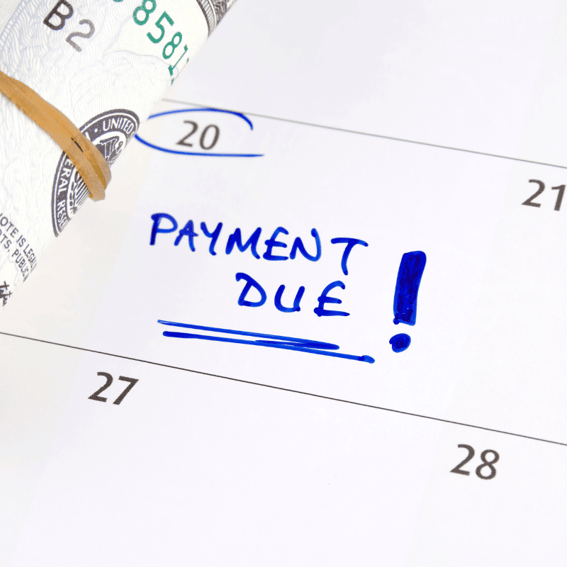 Tuition & Financial Aid 7 date with payment due